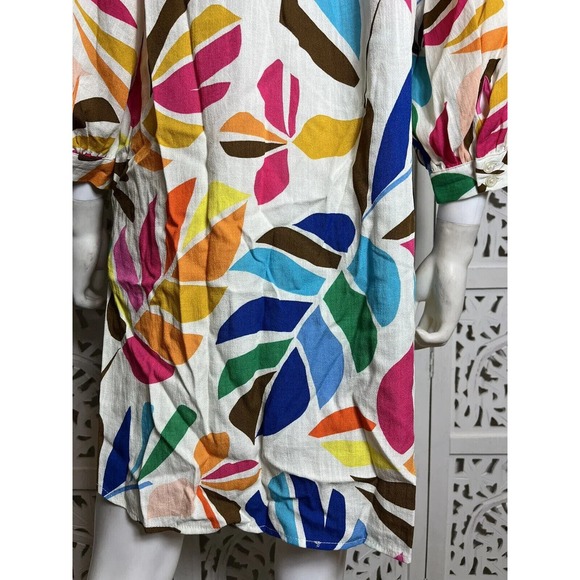 NWT Tabitha Brown x Target Women's Botanical Colorful Cover Up Tunic Size Small - Picture 10 of 13